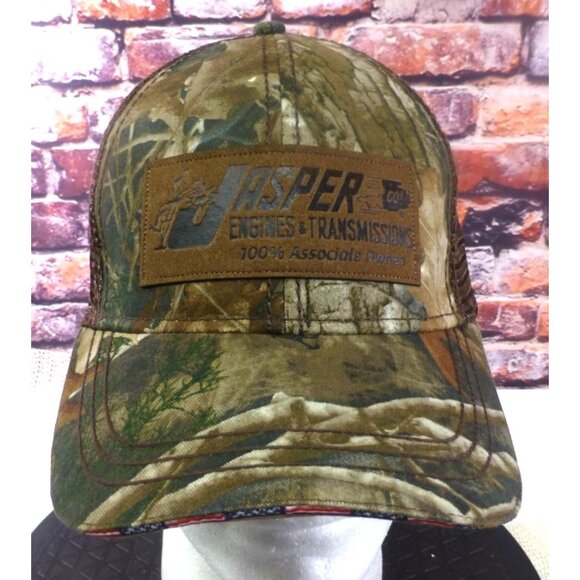 Jasper Engines & Transmissions Camo Trucker Hat Adjustable Mesh Back Mechanics H - Picture 1 of 8
